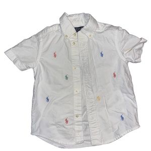Ralph Lauren Polo Pony Oxford Short-Sleeve Shirt